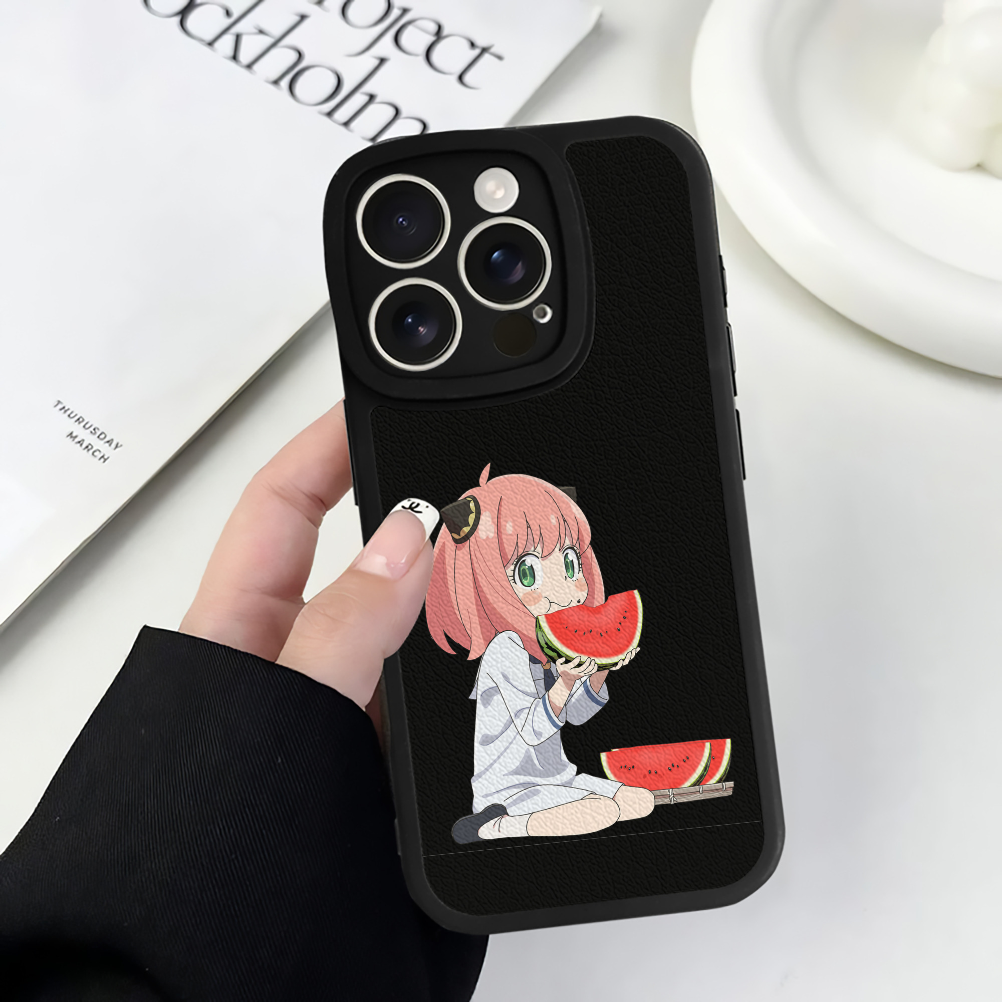 （画像用） SPY×FAMILY间谍家家酒 【iPhone 16シリーズ対応】シリコンスマホケース（レザー調） 材質：シリコン